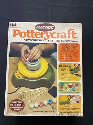 Vintage 1976 Gabriel Electric Potterycraft Motorized Potter's Wheel • $25.49