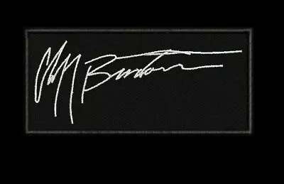 Cliff Burton Signature Embroidered Patch • $6.01