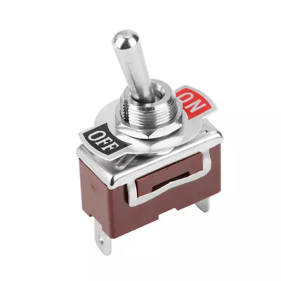 15A 250V On Off Momentary Toggle Switch Rocker Switch 2 Pin 2 Position 12mm • $8.11