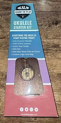 Kala Learn To Play Meranti Soprano 4 String Ukulele Starter Kit Ages 3-103 NEW • $49.99