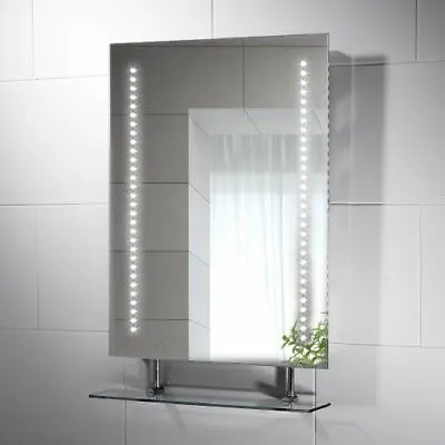 £139.99 • Buy 450x600mm Belice LED Illuminated Bathroom Mirror | Demister Pad | Shaver Socket