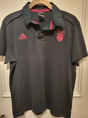 £12.95 • Buy Adidas Paris Stade Francais 2010 Rugby Union Polo T Shirt - M L 