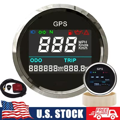 52mm Digital GPS Speedometer Adjustable Car Truck Odometer Trip Meter Gauge • $48.99