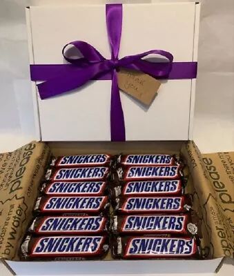 SNICKERS Chocolate Box Hamper Christmas  Birthday  Valentines Easter • £11.95