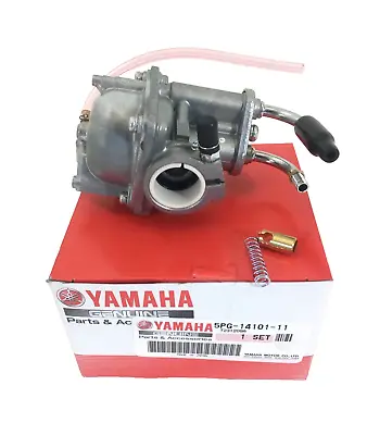 New Genuine Yamaha Carburetor Assembly OEM 5PG-14101-11-00 PW50 PW 50 ZINGER • $124.80