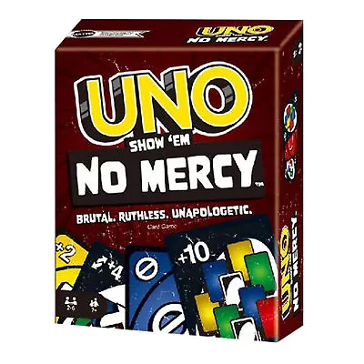 UNO- Show ‘em No Mercy Card Game For Kids Adults & Family Night Parties Travel • $13.75