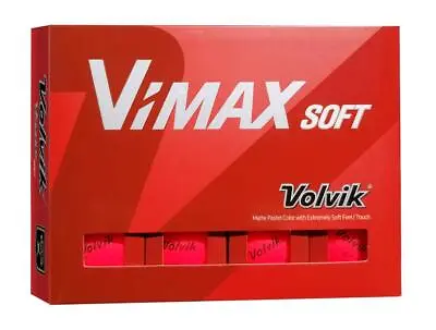 Volvik VIMAX Soft Matte Finish Golf Balls | 12-Pack Recreational Golf Ball | • $29.95