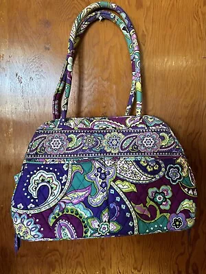 Vera Bradley Heather Purple Paisley Shoulder Bag • $14.99