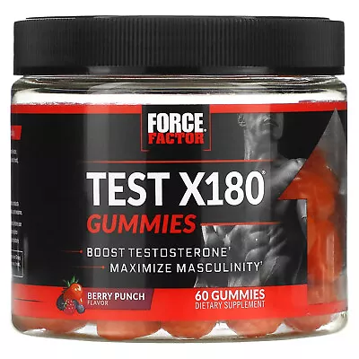 $22.21 • Buy Test X180, Berry Punch, 60 Gummies