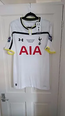 TOTTENHAM Hotspur Spurs 2014/2015 Capital One Cup Final Shirt - XL - Brand New!! • £149.99