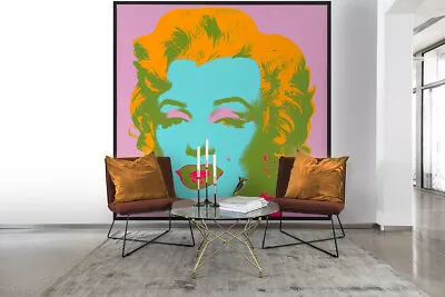 3D Graffiti Marilyn Monroe Wallpaper Wall Mural Removable Self-adhesive 927 • $194.29