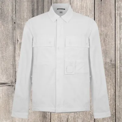 CP Company Metropolis Gabardine Zipper Overshirt Jacket UK Size XL XXL RRP £350 • £199