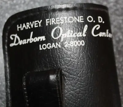 Vtg Dr Harvey Firestone Dearborn Optical Optometrist Eye Case Dearborn MI NOS • $8.88