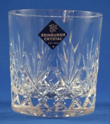 EDINBURGH CRYSTAL -  TAY  -  9oz OLD FASHIONED WHISKY GLASS  8.4cm  /  3 1/4   • £22