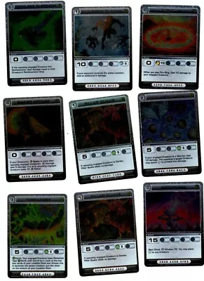 Lot #0236. 9 Chaotic Attack Rare Cards. • $3.50