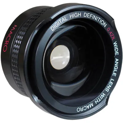 34mm Wide Angle Lens + Macro Lens FOR VIDEO CAMERAS • $24.49