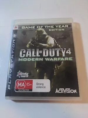 Call Of Duty 4 Modern Warfare PS3 Video Game • $9.99