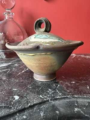 £15 • Buy Unusual Vintage Simon Eeles Studio Pottery Raku Pot