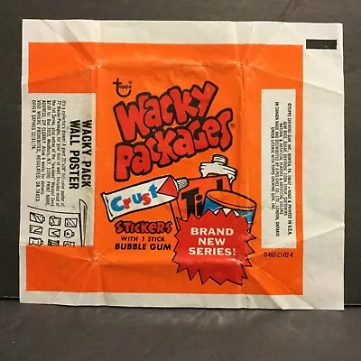 1974 Topps Wacky Packages Series 8 Wax Wrapper Code 0-465-21-02-4 Sku18E • $9.99