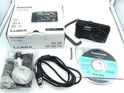 Panasonic LUMIX DCM-TZ35 16.1MP Digital Camera-Black • £85