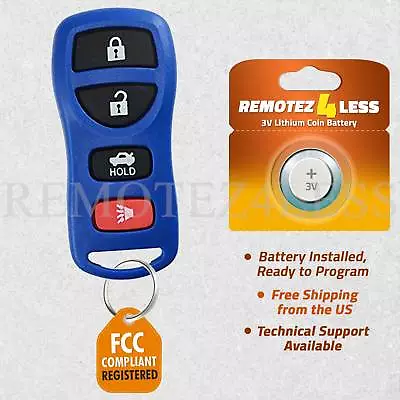 Keyless Entry Remote For 2003 2004 2005 2006 Infiniti G35 Car Key Fob Blue • $6.25