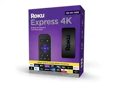 £24.99 • Buy ROKU Express 4K , Media Player Streaming HD HDR WIRELESS SALE 3940EU