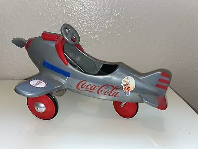 Limited Edition Die Cast Metal Coca Cola  Silver Edition  Pedal Plane ~ Signed • $999.99