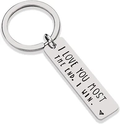 I Love You Gifts For Him Her I Love You Keychain For Boyfriend Girlfriend Christ • $16.99