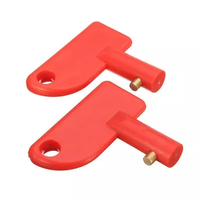 2PCS Battery Key Kill Switch Car Spare Power Universal Cut Off Isolator • £3.04