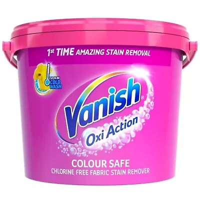 Vanish Oxi Action Powder Clothes & Fabric Laundry Stain Remover 2.4 Kg HUGE !!!! • £15.99