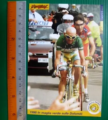 MARCO PANTANI 15 1998 Green Jersey On The Dolomites Giro D'Italia P.Sella 2004 • £5.14