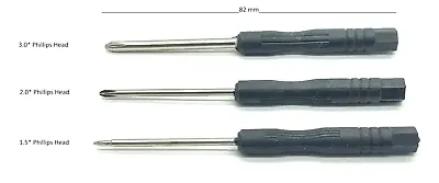 3 Precision Mini Screwdrivers 3x Phillips Head Computers Pc Mobile Phone Laptop • £3.49