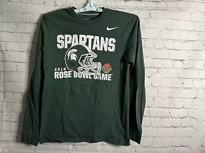 Michigan State Spartans 2014 Rose Bowl Game Nike T Shirt Size Small • $14.96