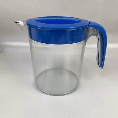 Mr Coffee Iced Tea Maker  Replacement 3-QT Round Clear PITCHER ONLY - Blue Lid • $29