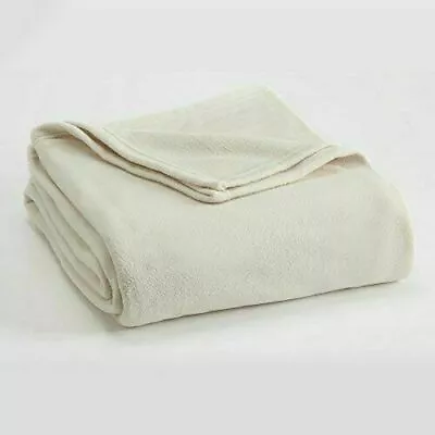 FLEECE BLANKET BY VELLUX - Twin Microfiber Polar Fleece Lightweight Warm   • $21.56