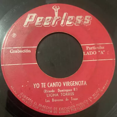 Licha Torres - Yo Te Canto Virgencita Mexico (7 )Non-Music • $28.99