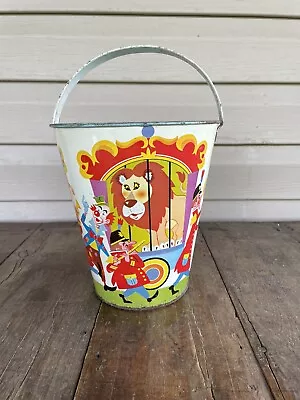 Vintage Ohio Art Circus Sand Pail Bucket  • $22