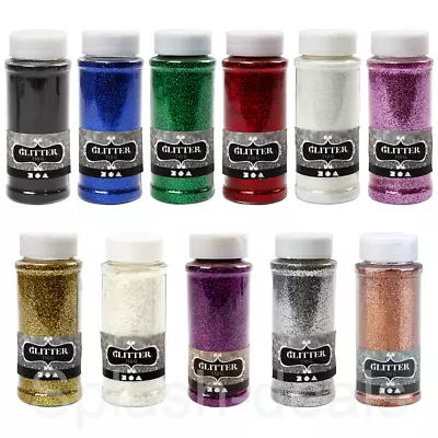 110g Glitter Shaker Pots Tubes - High Quality Craft Glitter Nail - 11 Colours • £6.99