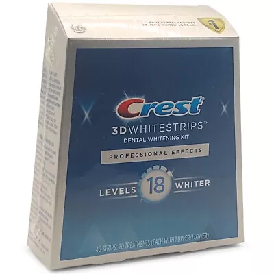 $94 • Buy Crest 3D White 40 X Professional Flexfit Teeth Whitening Strip (20 Treatments)