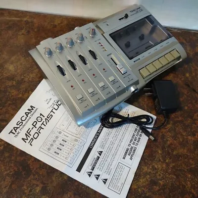 Tascam MF-P01 4 Track Cassette Tape Studio New Belts Capacitors For Parts/Repair • $95