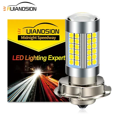 6000K White P26S LED Motorbike Scooter Front Headlight Bulb 6V/ 12V 3030 66 SMD • $13.04