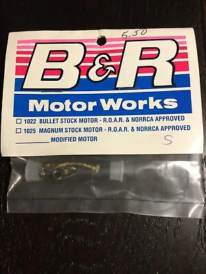 Vintage B&R Motor Works 1022 Bullet Stock Motor Brushes Springs Kit RC10 Trinity • $20
