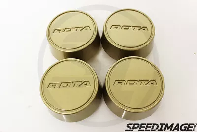 Rota Wheels Moda Center Caps Gold Replacement Gt3 Grid V Titan Dpt • $550
