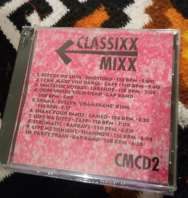 Cmcd2 Classixx Mixx Dj Service Cd Zapp Cameo Lakeside Evelyn King Cameron Paul • $13.99