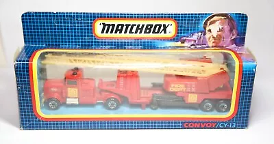 Matchbox Convoy CY13 Peterbilt Fire Engine In Original Box - Convoy • $28.53
