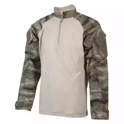 Tru-Spec Genuine A-Tacs AU-X Camo Combat Shirt Extra Large Regular XLR - REDUCED • $29.99