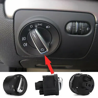 Euro Headlights Light Switch For VW Passat CC B6 Jetta Golf MK5 MK6 5ND941431A • $15.99