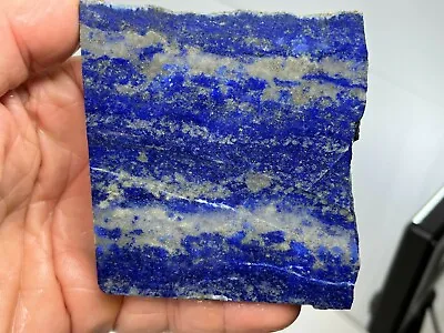 Lapis Lazuli Slab For Cabbing Lapidary Carving Chakra Riki Afghanistan • $18