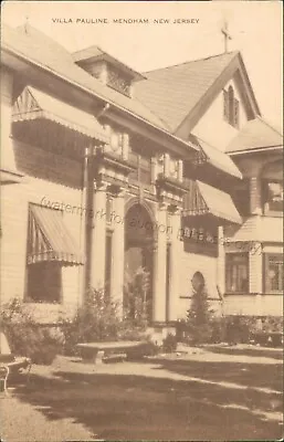 Mendham New Jersey - Villa Pauline - Vintage Morris County NJ Photo Postcard • $12.79