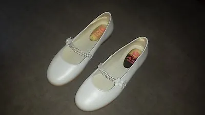 Ballet Flat Shoes Babies White PABLOSKY 37 Ideal Ceremony Super Condition • $32.64